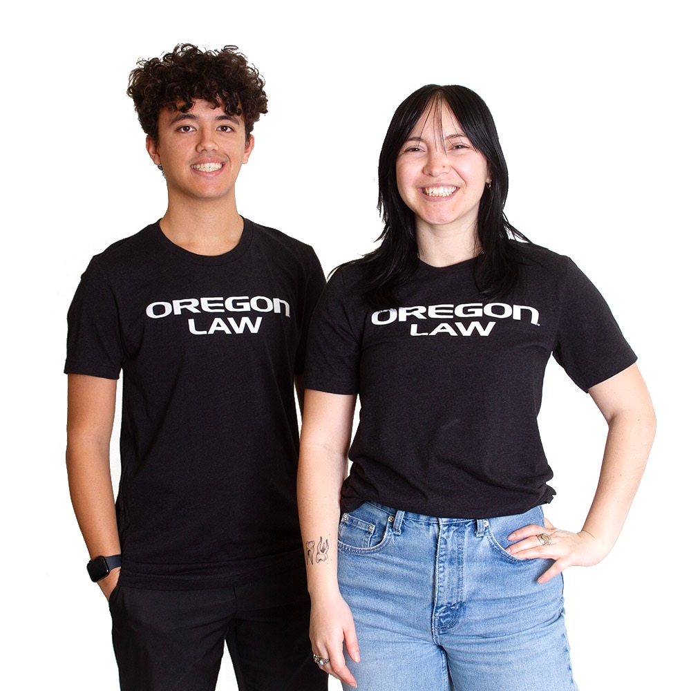 Oregon Law, McKenzie SewOn, Black, Crew Neck, Tri-blend, Men, Unisex, T-Shirt, 373810